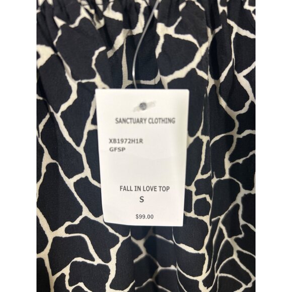 Anthropologie Sanctuary Off The Shoulder Top Size Small Mosaic Print NWT - Picture 4 of 10